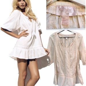 H&M The Garden Collection Tunic Eyelet Oversized